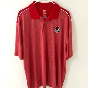 Pro Edge Georgia Bulldogs UGA Logo Lightweight Polo, Size: XXL